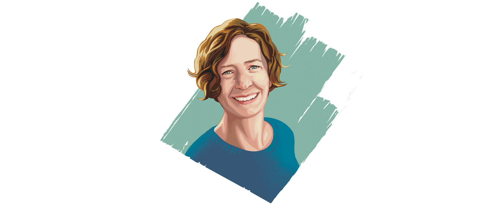 Illustrated portrait of Nicola Twilley